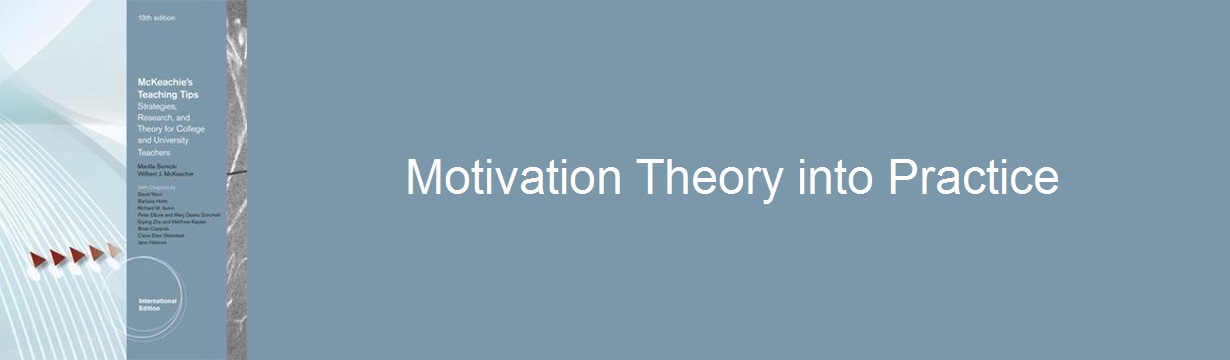 Motivation Theory into Practice