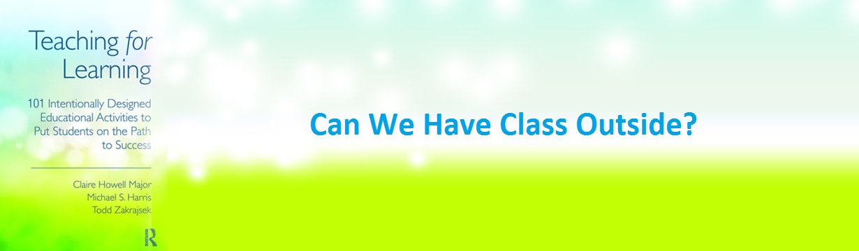 IDEA#19 Can We Have Class Outside