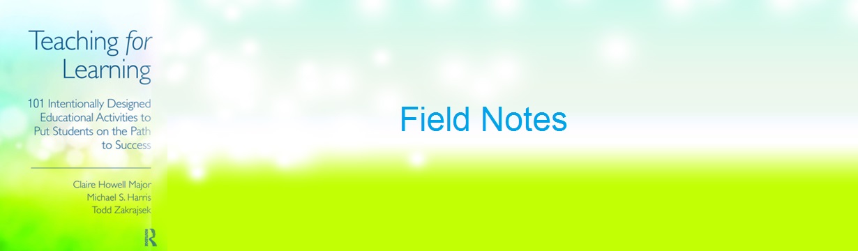 IDEA#74 Field Notes