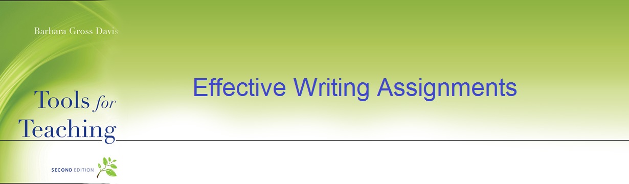 Effective Writing Assignments