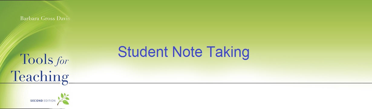 Student Note Taking