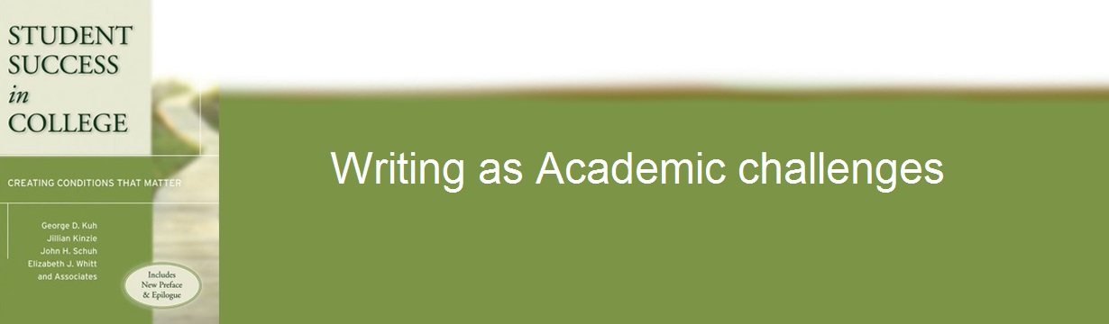 Writing as Academic challenges