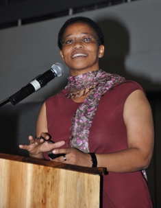 Dr Choice Makhetha Description: Community Engagement Keywords: University of the Free State, community engagement, service learning, Open Day, awards
