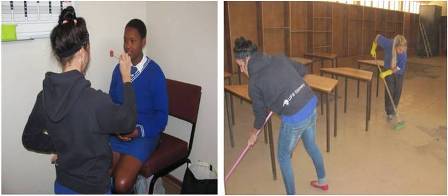Optometry School Week Description: Community Engagement Keywords: community engagement, service learning, optometry, Kagisho Secondary School, school activity week