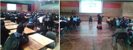 Project Inspire Description: Community Engagement Keywords: Community engagement, Centre for Teaching and Learning, Unit for Academic Literarcy, Shakhane Secondary School, Reahola FET school, Project Inspire