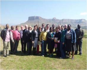 Students at Qwaqwa Description: Community Engagement Keywords: Faculty of Humanities, Qwaqwa campus, community engagement, service learning
