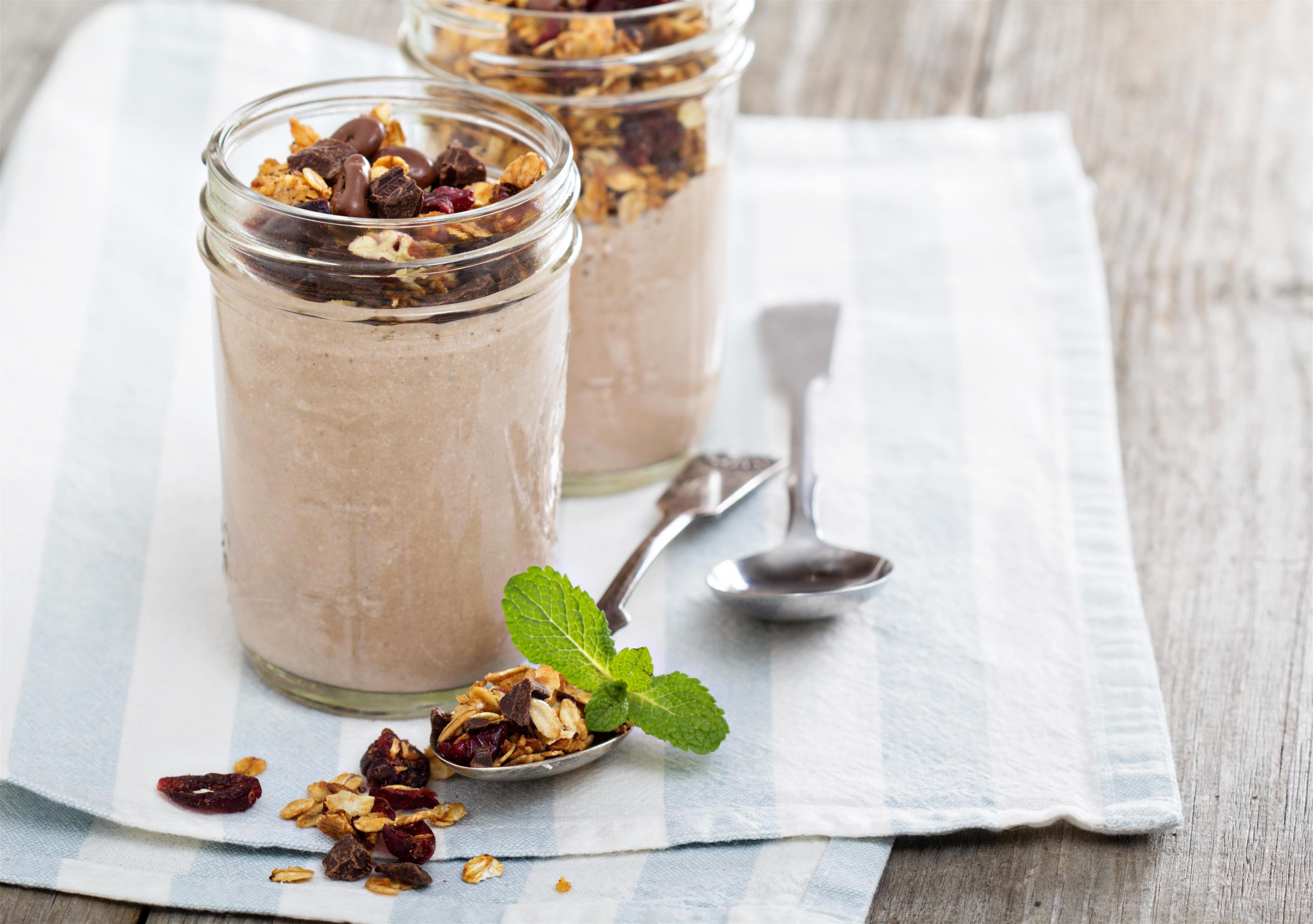 chocolate-smoothie-with-granola-breakfast copy