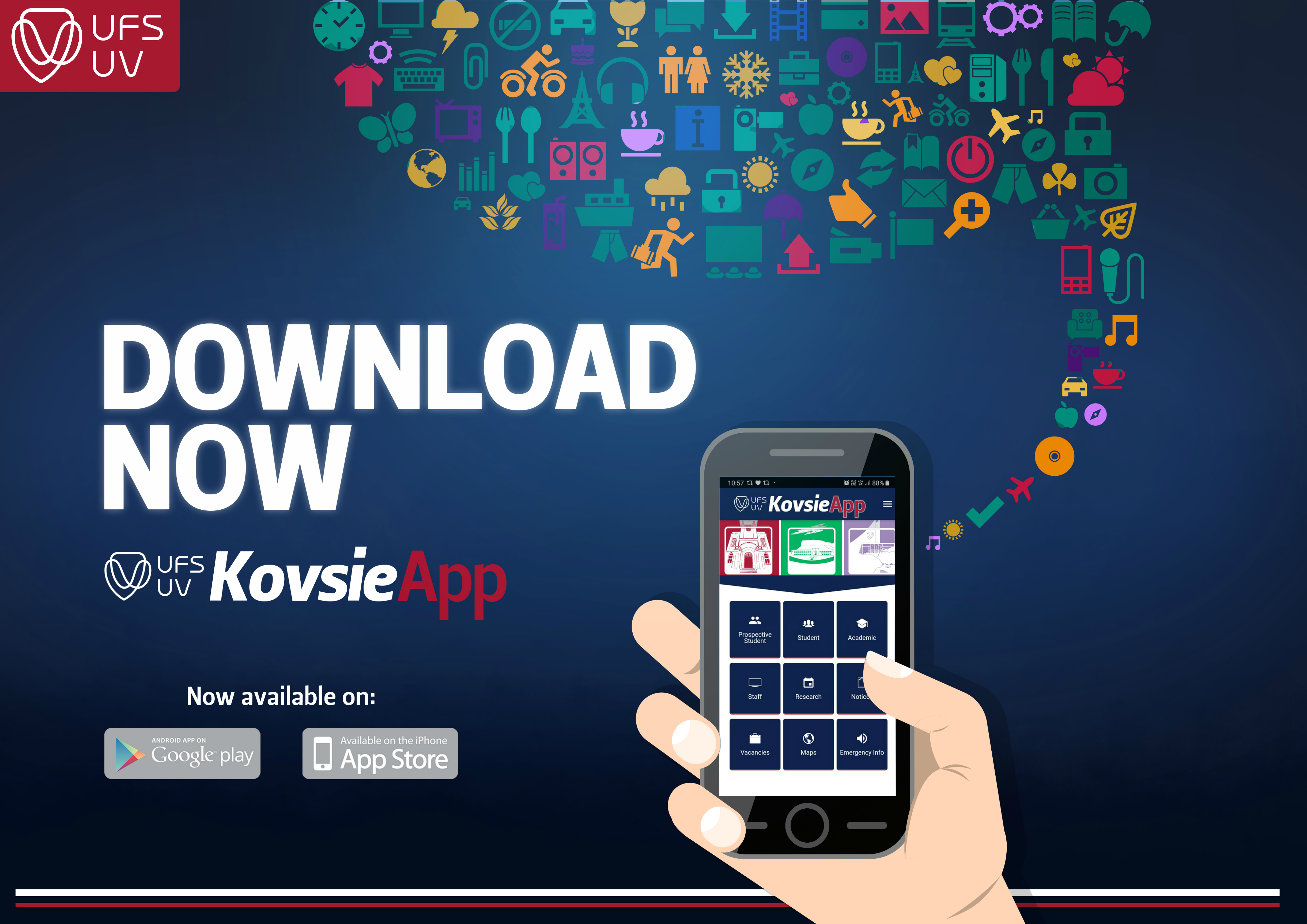 Download the KovsieApp