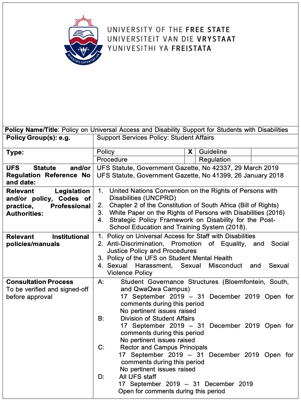 policy-on-universal-access-and-disability-support-for-students-with-disabilities