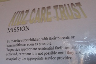 Description: Service Learning Keywords: Kidz Care Trust, street children