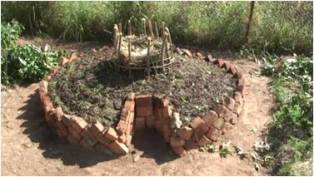 Description: Service Learning Keywords: keyhole gardens, growing vegetables, Lesotho