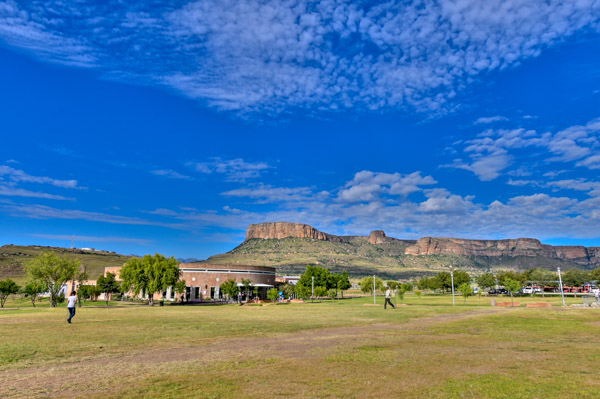 The mountains beyond