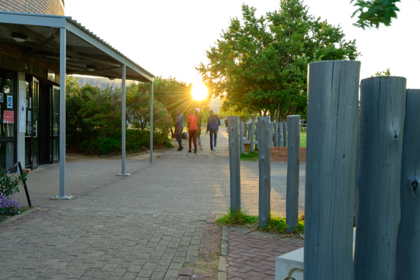 Walkway on the Qwaqwa Campus