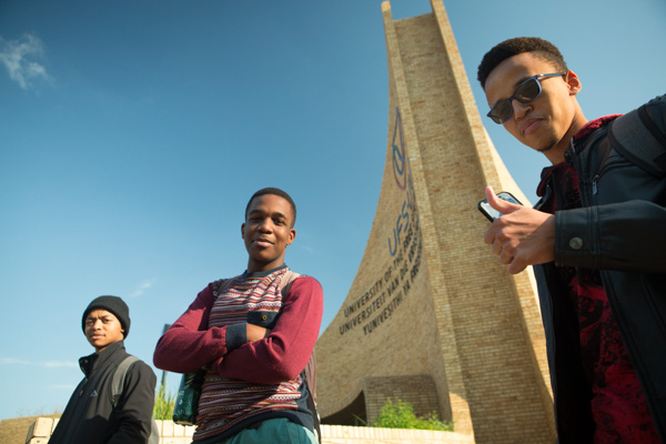 Students at the South Campus