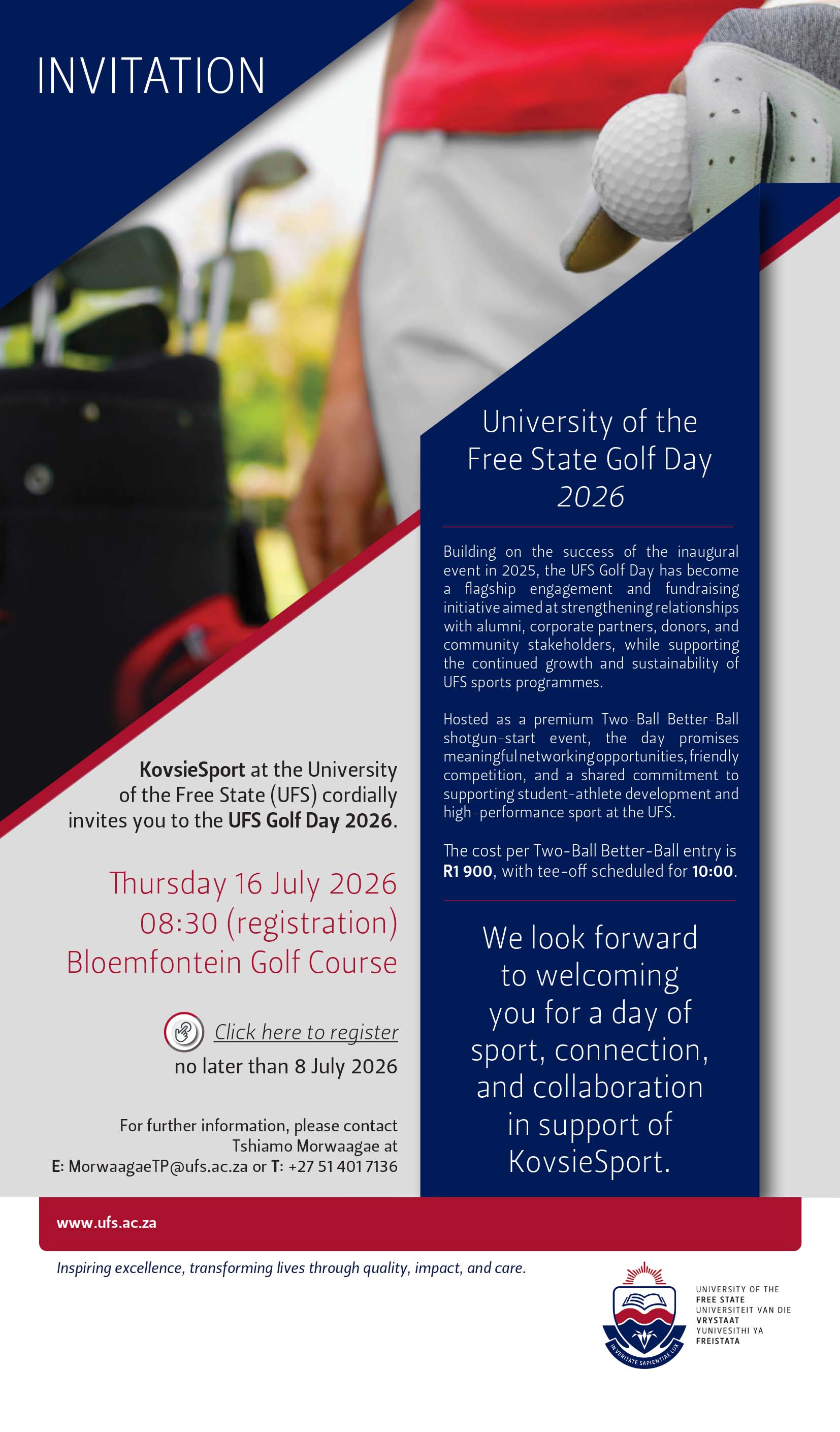 Golf Day Invitation July 2026