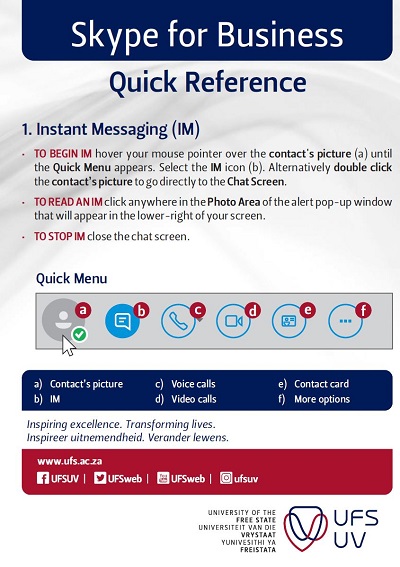 Skype Quick Reference 
