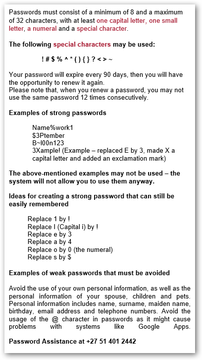 password policy_new