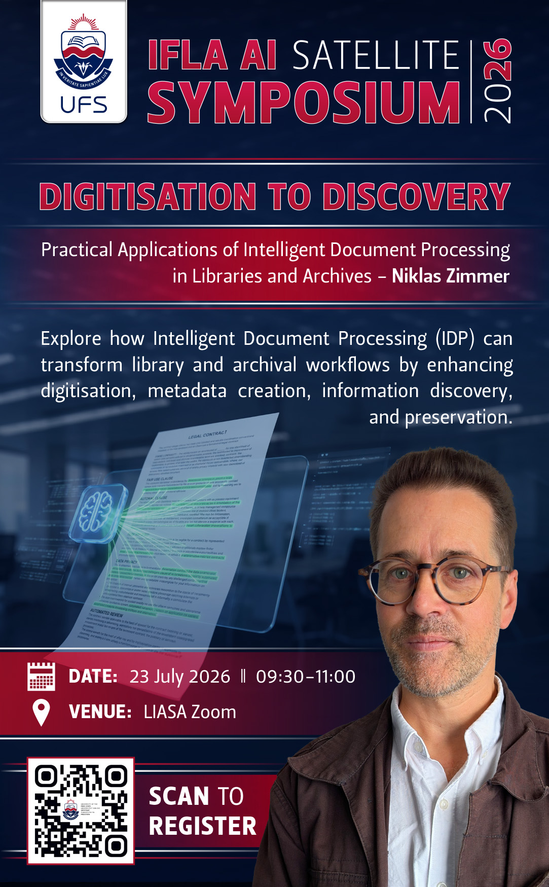 Digitisation to Discovery workshop with Niklas Zimmer, 23 July 2026