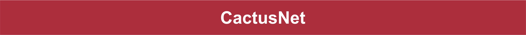 CactusNet Header