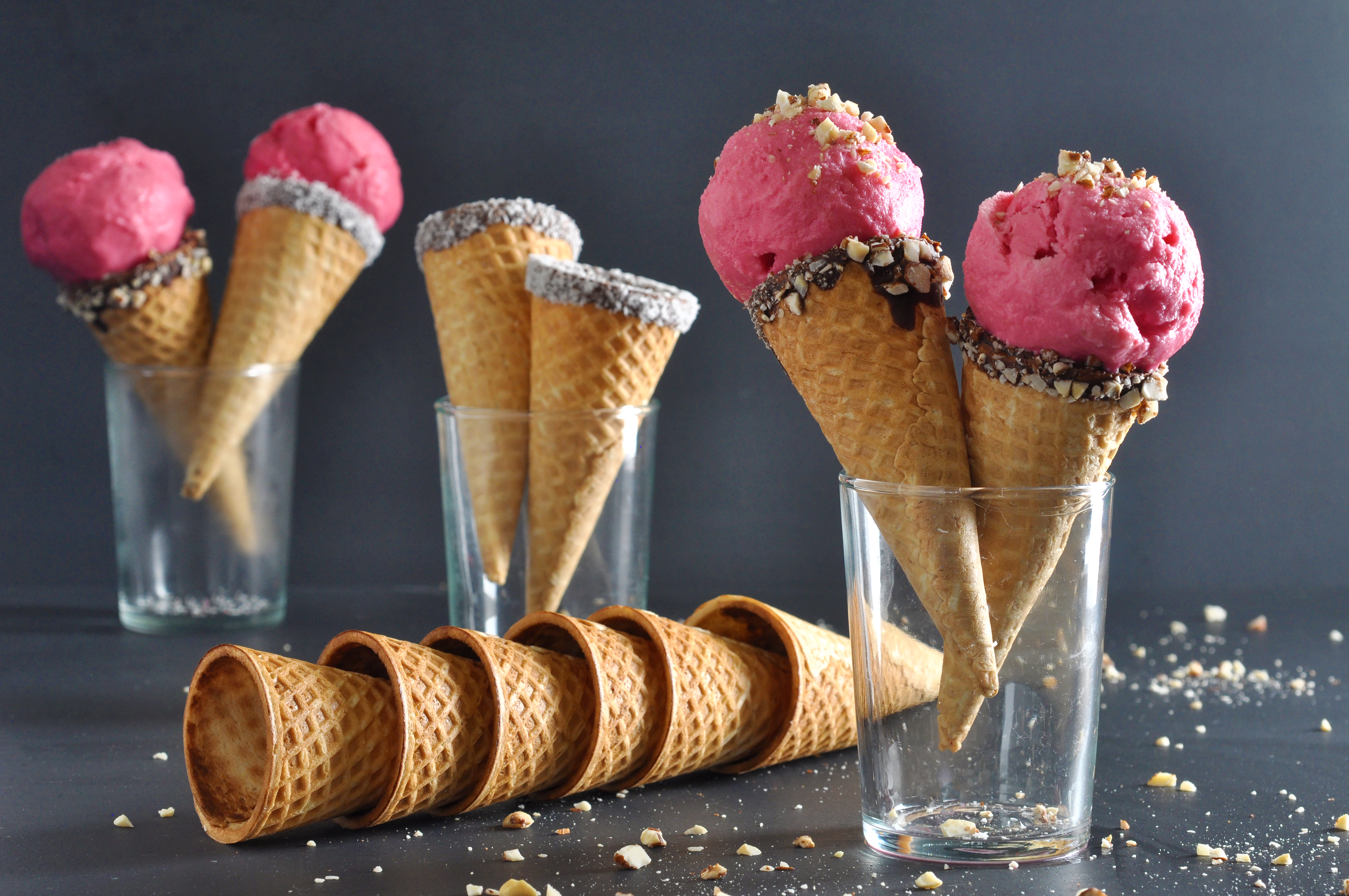 Cactus Pear Fruit Ice-cream