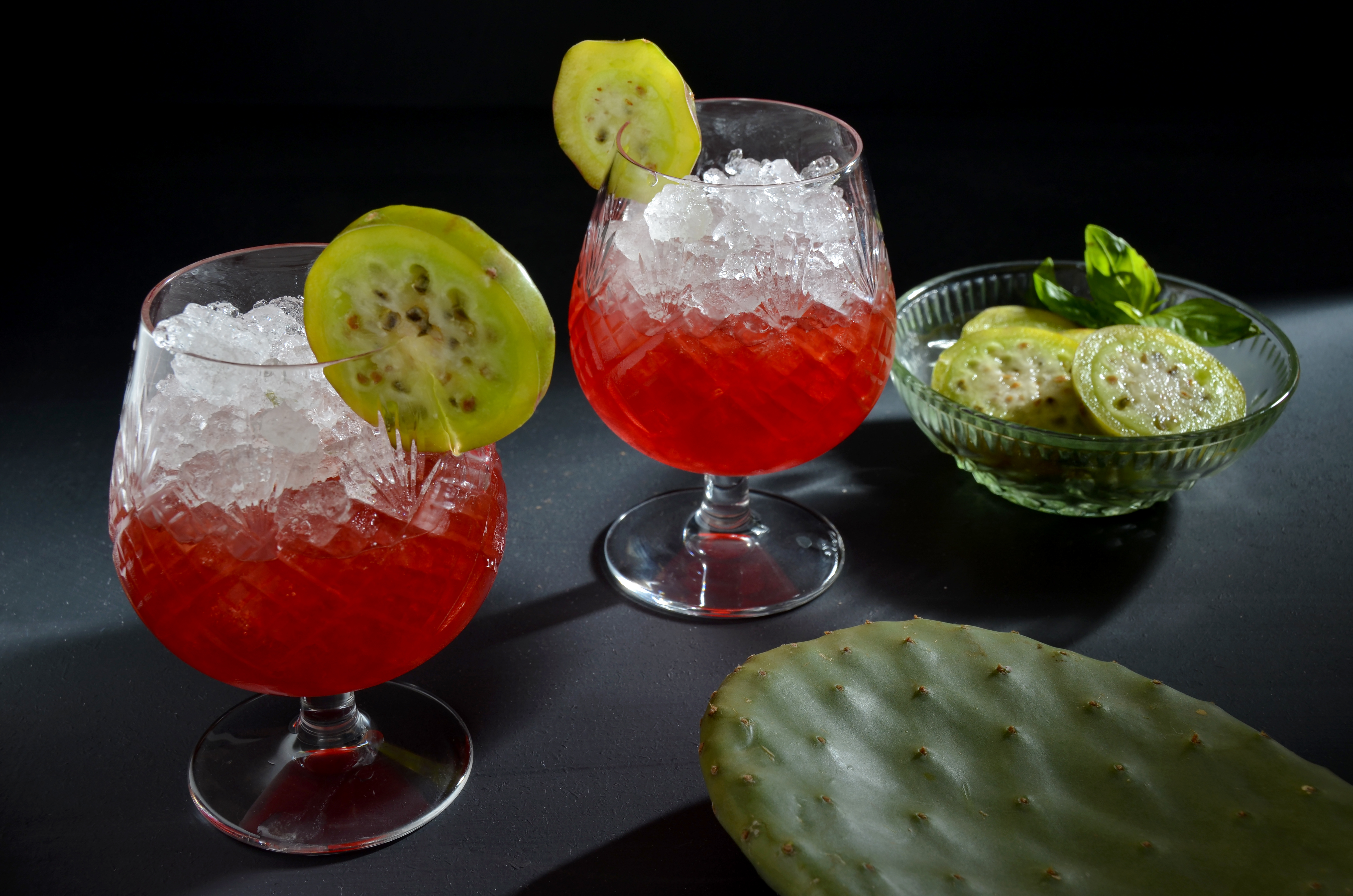 Cactus Pear Fruit Mojito Slushy